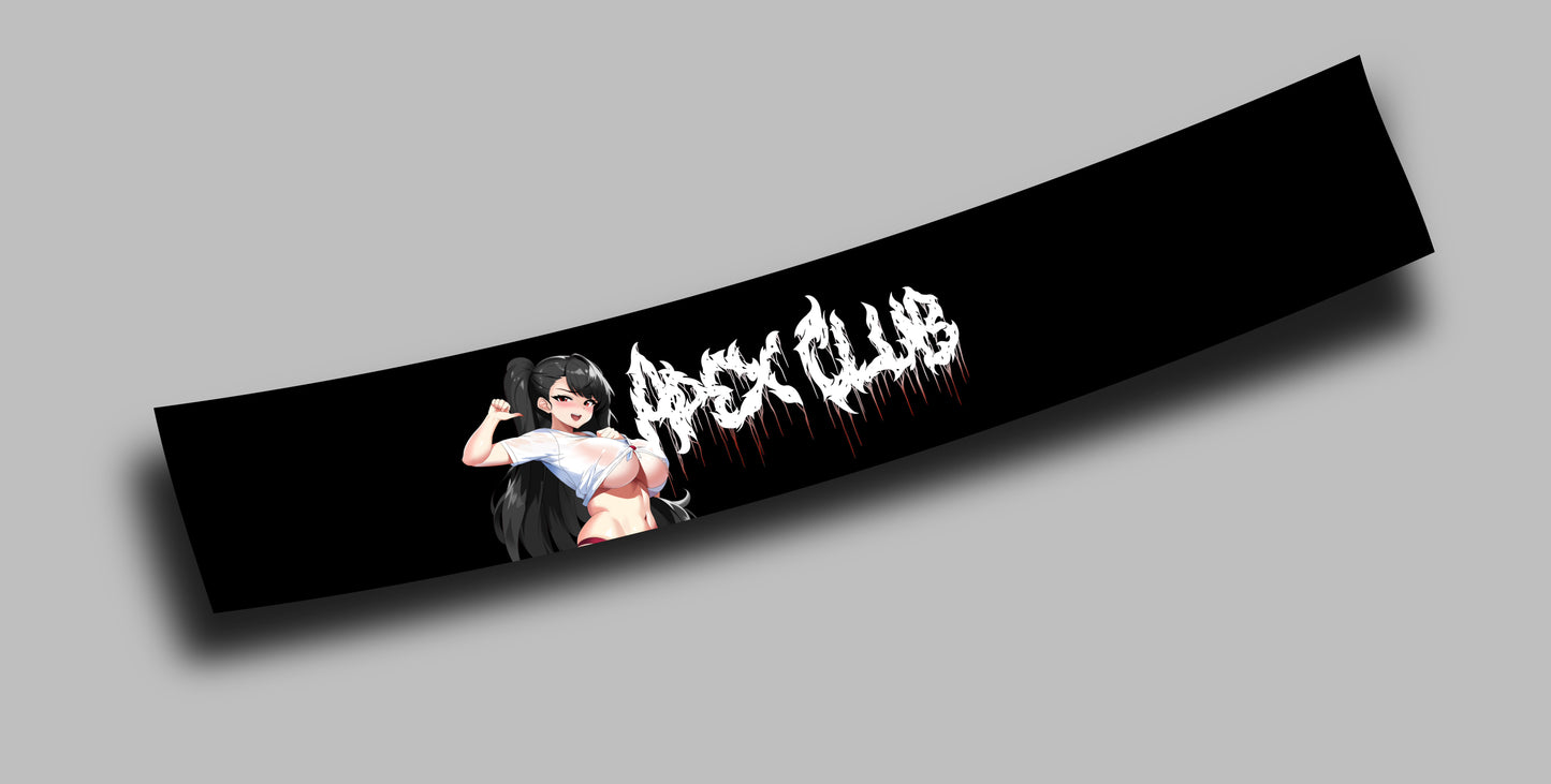 Goth Babe Window Banner