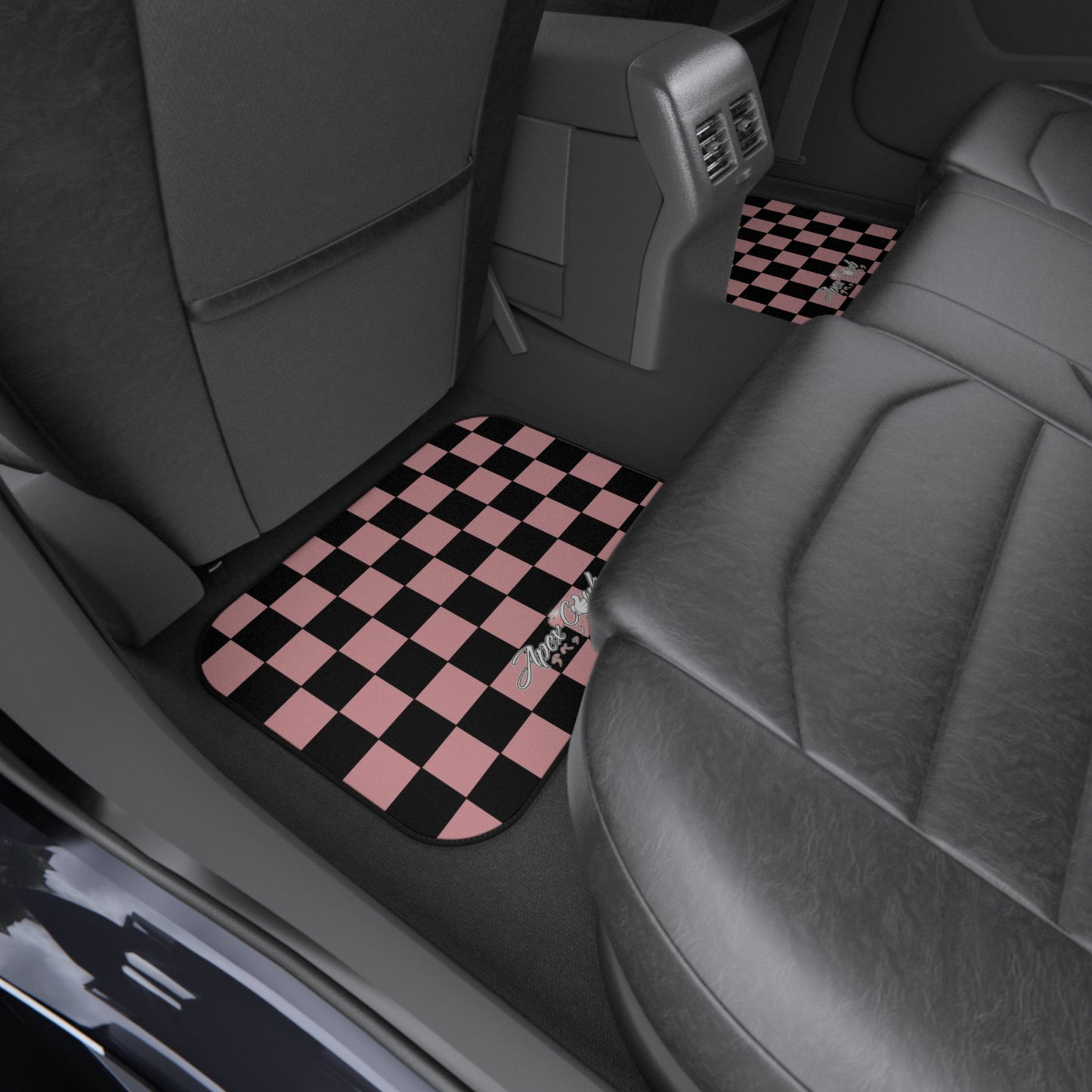 さらなるパワー 'More Power!' Checkered Car Mats