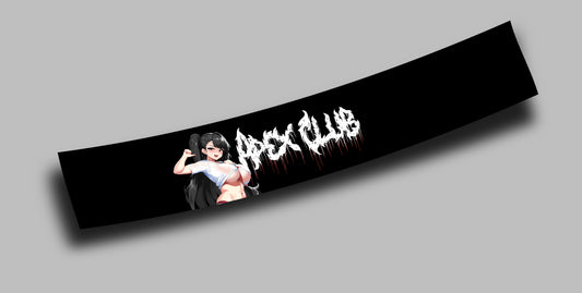 Goth Babe Window Banner